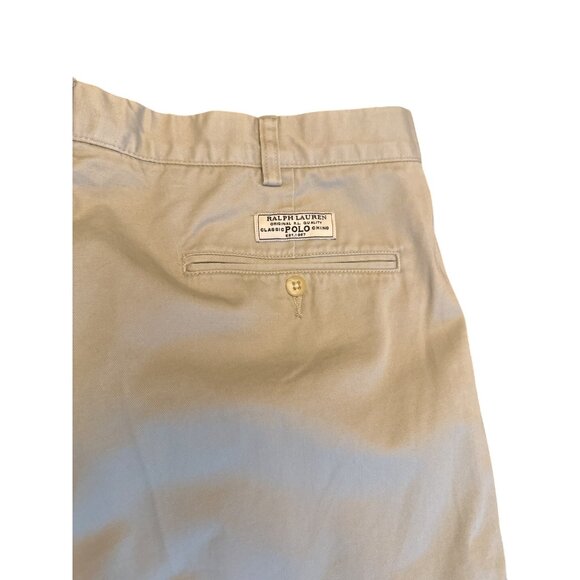 Polo Ralph Lauren Mens Classic Fit Andrew Pant 38T-36 Big & Tall 100% Cotton Bei - Picture 9 of 10